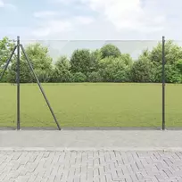 Suvirinta vielos tvora su betono baze 50 x 1,5 m Pilka