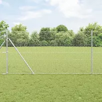 Heksagoninė tvora Sidabro 1,2 x 10 m Galvanizuotas plienas