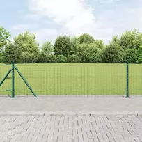 Tvorelių stulpas su betono pamatu 7 vnt. Žalia