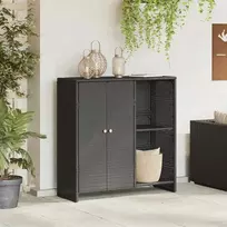 Oppbevaringsskap su lentyna Juoda 100 x 36 x 102 cm Ratanas