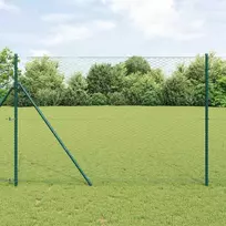 Heksagoninė tvora Žalia 1,5 x 10 m PVC