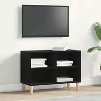 TV staliukas Televizoriaus spintelė 69,5 x 30 x 50 cm Juodas ąžuolas