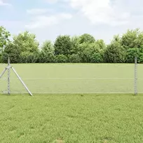 Heksagoninė tvora Sidabro 0,4 x 10 m Galvanizuotas plienas