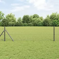 Heksagoninė tvora Pilka 0,4 x 10 m PVC