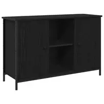 TV staliukas TV spintelių komplektas Juodas ąžuolas 101 x 35 x 65 cm