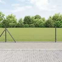 Suvirinta vielos tvora su betono baze 100 x 0,4 m (W x H)