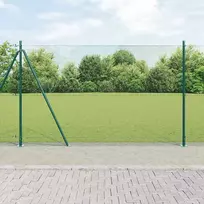 Suvirinta vielos tvora su betono baze 10 x 1,4 m Žalia