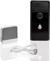 Ecost prekė po grąžinimo Wireless Doorbell with Camera and Intercom WLAN - Night Vision - Access the (Atnaujinta)
