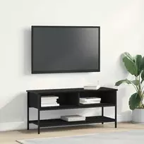 TV staliukas TV spintelių komplektas Juodas ąžuolas 100 x 35 x 45 cm