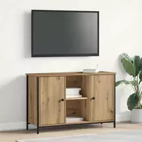 TV staliukas TV spintelių komplektas Amatininkų ąžuolas 101 x 35 x 65 cm