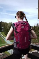 Turistinė kuprinė RG Camp Kuprinė Turystyczny Sportowy Damski Duży Rožinė Solidny KUBISPORT 40 L
