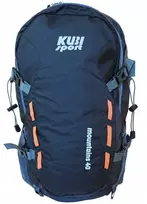 Rg Camp RG stovyklavimo žygio kuprinė sportinė kuprinė moterims / vyrams didelė juoda, vientisa KUBISPORT 40 l