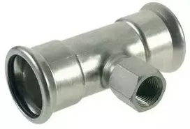 KAN-therm T formos jungtis su vidiniu sriegiu 35x35mm x 1/2" iš nerūdijančio plieno - 6198601