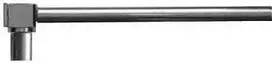 KAN-therm Push 18x2,5 210 mm žalvario alkūnė su 15 mm variniu vamzdžiu su nikeliu padengtu laikikliu 9015.230