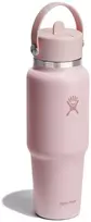 „Hydro Flask“ plataus burnos, lankstaus šiaudelio dangtelio „Tonal Trillium“ kelioninis butelis, 946 ml
