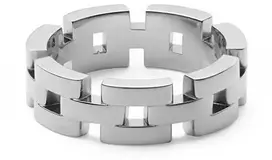 Daniel Wellington Charming 3-Link Steel Ring DW0040102