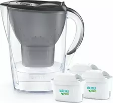Brita Marella ąsotis 2,4L su 3 Maxtra filtrais, pilkas