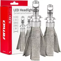 LED žibintų lemputės FLEX+ Series H7 Lens AMiO-03660