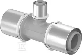Uponor S-PRESS redukcinis trišakis PPSU 63-25-6