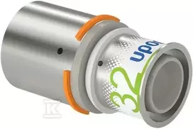 Uponor S-PRESS PLUS JUNGTIS RAUDONAS PPSU 40-32
