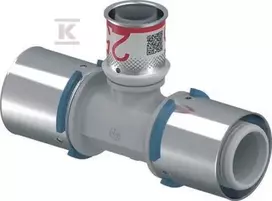 Uponor S-PRESS PLUS TEE Raudonas PPSU 40-25-40