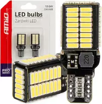 LED lemputės „Canbus Pro“ serijos T15E W16W 54x4014 SMD Baltas 12V 24V amio-03724