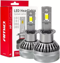 LED žibintų lemputės HP Series H3 12-24V 6500k AMIO-03672