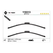 SWF Valytuvai VISIOFLEX Flat 550/475 mm 2 vnt.