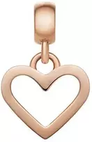 Daniel Wellington Širdies formos pakabukas iš paauksuoto plieno Charms DW00400428