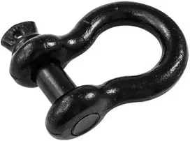 SAFETEX apkaba su įsukamu varžtu 22 mm (juoda)