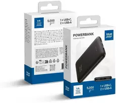 BlueStar Powerbank Blue Star W0539 2A 5000 mAh juodas