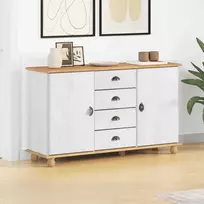 Kabalas su stalčių ASKIM 133,5 x 40 x 79 cm Pušies masyvas