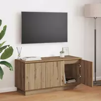 TV staliukas Televizoriaus spintelė Amatininkų ąžuolas 100 x 38 x 49 cm