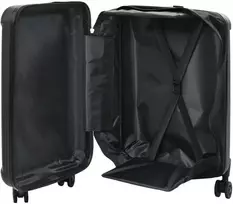 Lagaminas su užraktu Juoda 43 x 27 x 66 cm ABS plastikas