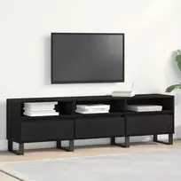TV staliukas Televizoriaus spintelė Juodas ąžuolas 150 x 30 x 44,5 cm