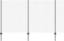 Grandininės tvoros su stulpeliu 10 x 1,4 m PVC dengtas plienas