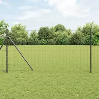 Tvora su stulpais Pilka 1,2 x 10 m Plienas