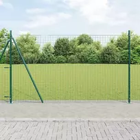 Tvora su stulpais Žalia 1.5 x 10 m Plienas