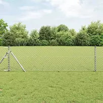 Tvorelės stulpas Sidabro 10 x 0,8 m (40 x 40 mm tinklas)