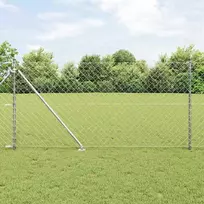 Tvorelės stulpas Sidabro 25 x 1 m (60 x 60 mm tinklas) Plienas