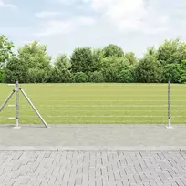 Tvora su stulpais Sidabro 0,4 x 10 m Plienas