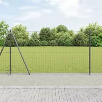 Tvora su stulpais Pilka 1,2 x 10 m Plienas