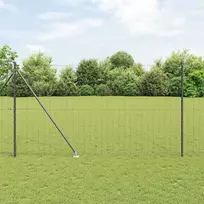 Tvora su stulpais Pilka 1,5 x 10 m Plienas