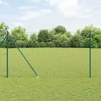 Tvora su stulpais Žalia 1,5 x 10 m Plienas