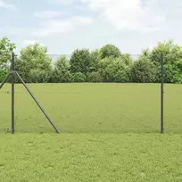Tvorelės stulpas Plienas ir PVC Pilka