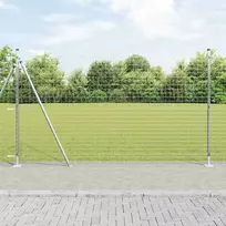 Tvora su stulpais Sidabro 1,6 x 10 m Plienas