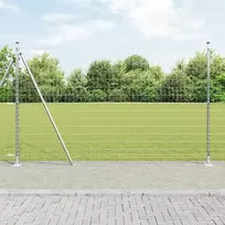 Tvora su stulpais Sidabro 1,5 x 10 m Plienas
