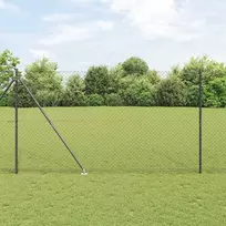 Tvorelės stulpas Pilka 10 x 1,6 m (40 x 40 mm tinklas)