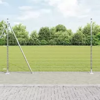 Tvora su stulpais Sidabro 1,6 x 10 m Plienas