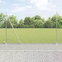 Tvorelės stulpas Sidabro 10 x 1,6 m (40 x 40 mm tinklas)